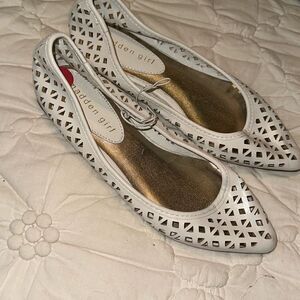 Madden girl, white flats